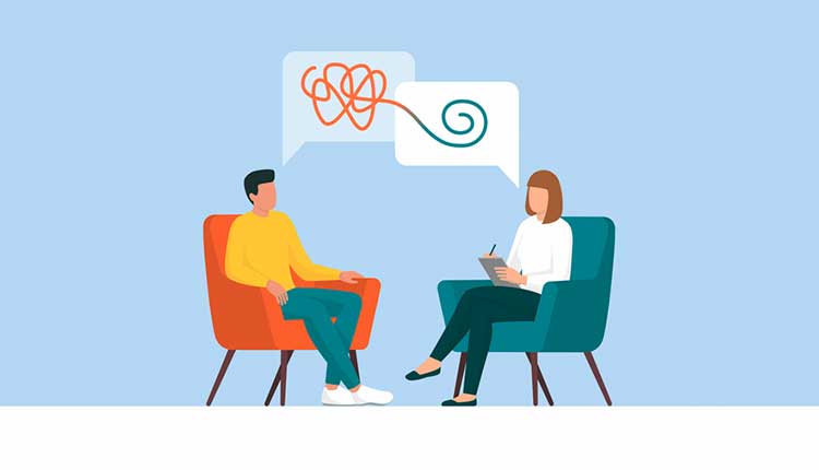 graphic of people talking